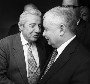 Jarosław Kaczyński i Stanisław Skrobania