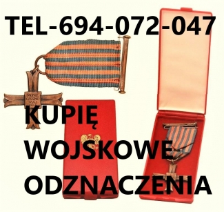 KUPIE-ODZNACZENIAODZNAKIMEDALEORDERY-STARE-WOJSKOWE-TELEFON-694972047